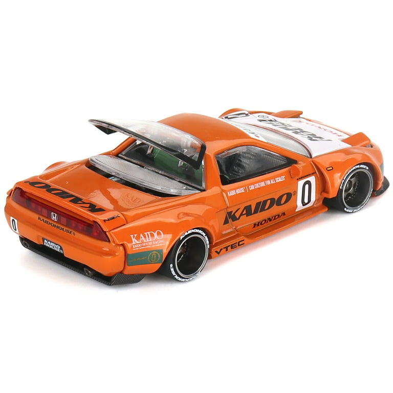 ミニカー CUSTOM CAR SHOW OSAKA PASSION ORANGE Honda NSX Kaido Racing V1 Orange with White Hood (Designed