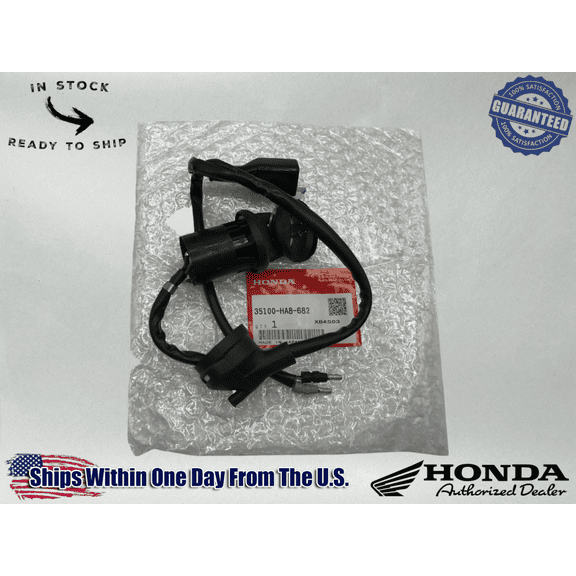 Honda OEM 1985-87 TRX250 Fourtrax 250 Ignition Switch Assembly 35100-HA8-682