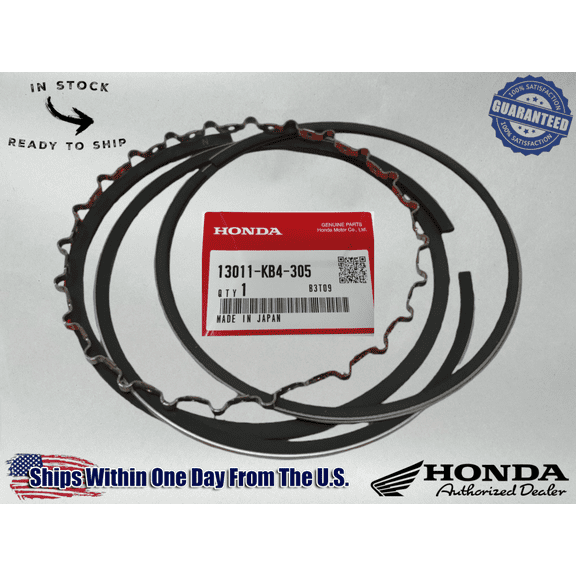 Honda OEM 85-00 XR100R 81-84 XR100 79-85 XL100S RING SET PISTON 13011-KB4-305