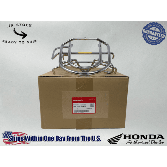 Honda OEM Chrome Rear Rack Carrier 16-25 Metropolitan NCH50 NCW50 08L70-GJB-A00