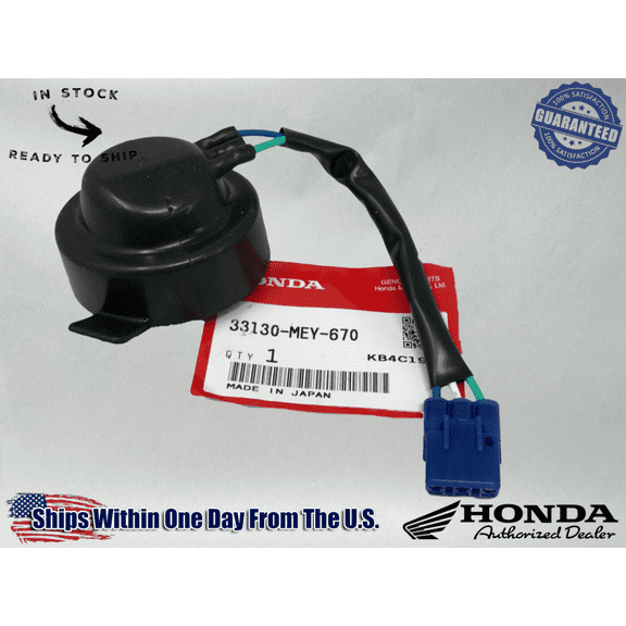 Honda OEM Headlight Bulb Socket 06-07 CRF250X 05-07 CRF450X Harness Wire