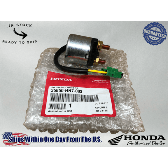 Honda OEM Starter Relay Solenoid TRX 350 400 Rancher 700 Pioneer 15-23 420 500