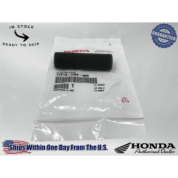 Honda OEM Sub Air Filter Cleaner Element 17213-HN2-000