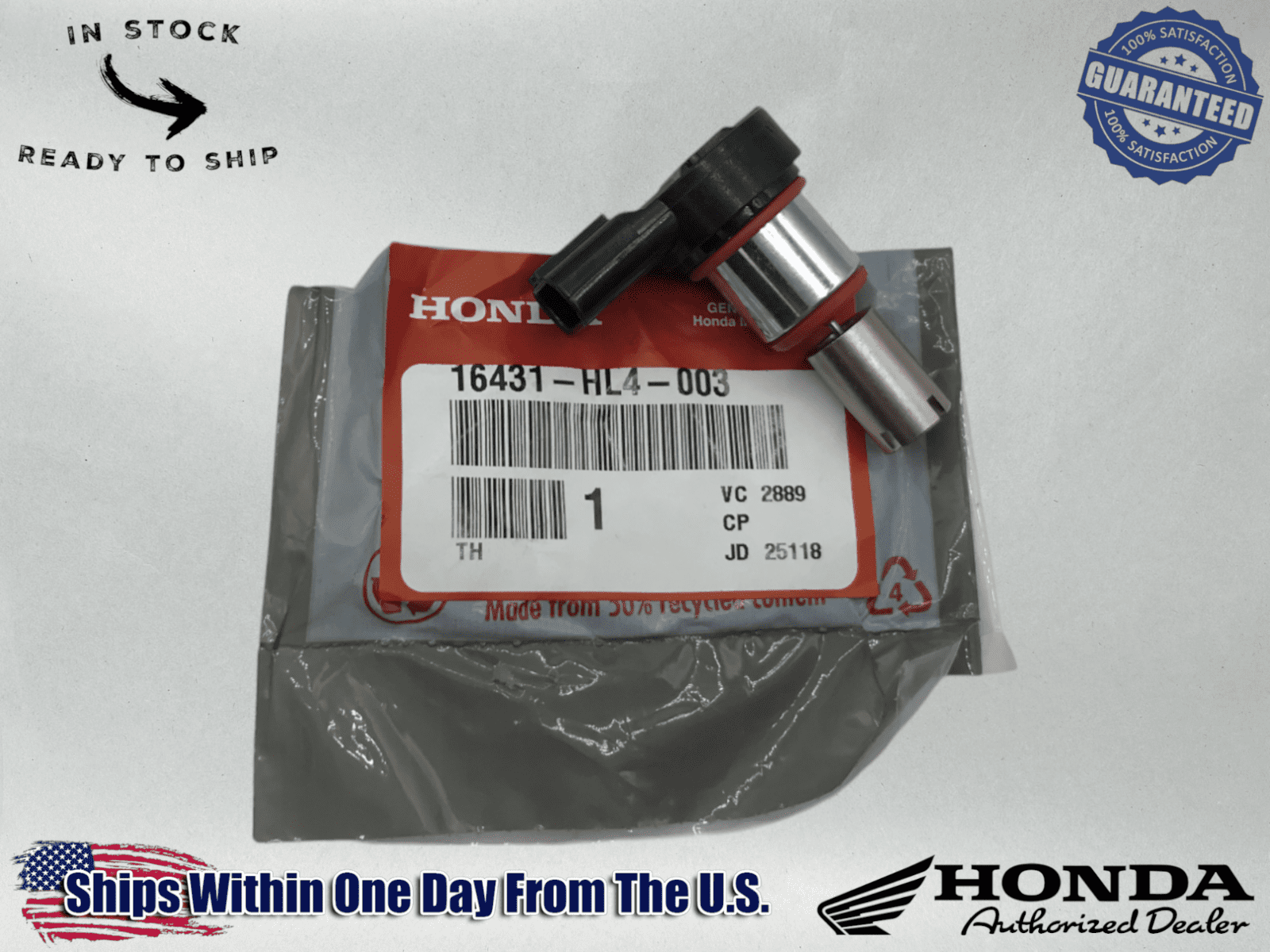 Honda OEM THROTTLE BODY MOTOR ASSY 16-23 PIONEER 1000 16431-HL4-003