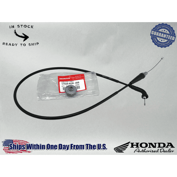 Honda OEM THROTTLE CABLE SET 14-18 CRF125F - 17920-K28-305