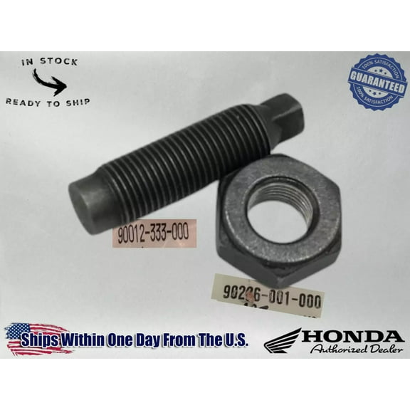 Honda OEM Z50 CT70 CT90 XR100 TAPPET SCREW AND NUT 90012-333-000 + 90206-001-000