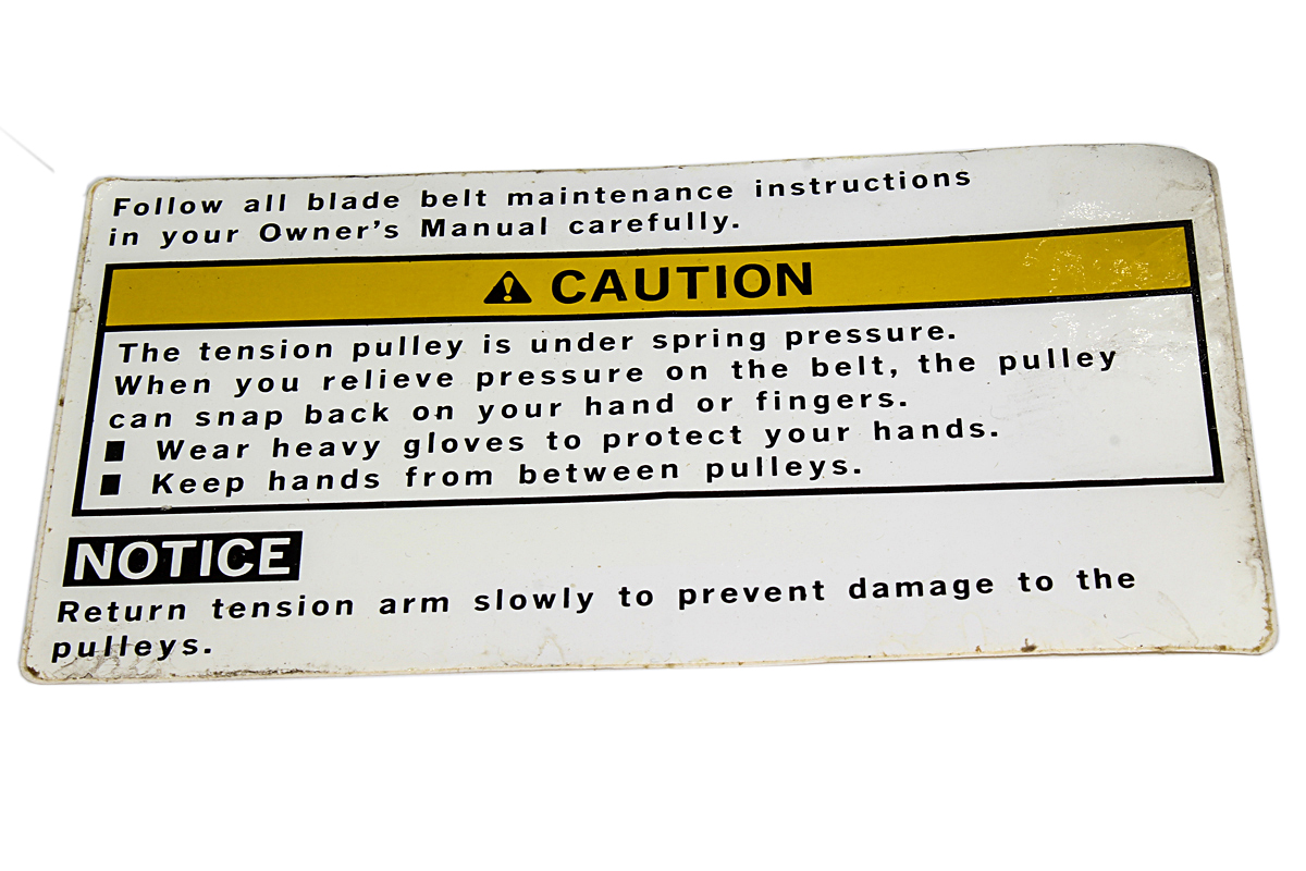 Honda Parts HONDA LABEL CAUTION 87527-772-000 HO-87527772000