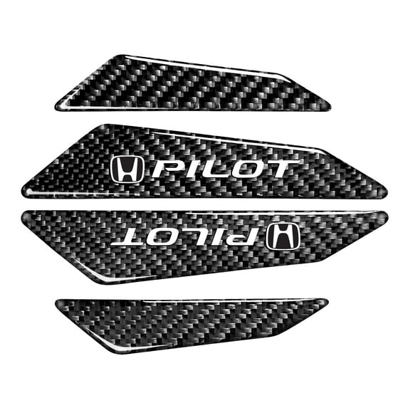 Honda Pilot Black Real Carbon Fiber Universal Auto Door Edge Guard Sticker