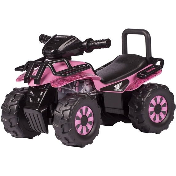 Honda Pink HD Camo Utility ATV for Kids, Toddler Small Quad Four ...