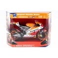 Honda RCV 213 Motorcycle, Orange w/ Decals - New Ray 57753 - 1/12 Scale ...