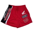 thumbnail image 1 of Honda Racing Men's Sport Mesh Red Shorts by Urban Outfitters (Small, Red), 1 of 10