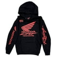 thumbnail image 1 of Honda Racing Team Men's Choice of Champs Hoodie Sweatshirt (Small, Black), 1 of 4