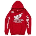 thumbnail image 1 of Honda Racing Team Men's Choice of Champs Hoodie Sweatshirt (X-Large, Red), 1 of 4