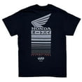 thumbnail image 1 of Honda Racing Team Men's T-Shirt Offset Short Sleeve Crewneck Tee (Medium, Black), 1 of 3
