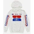 thumbnail image 1 of Honda Racing Team Men's Track Time Hoodie Sweatshirt (Large, White), 1 of 3