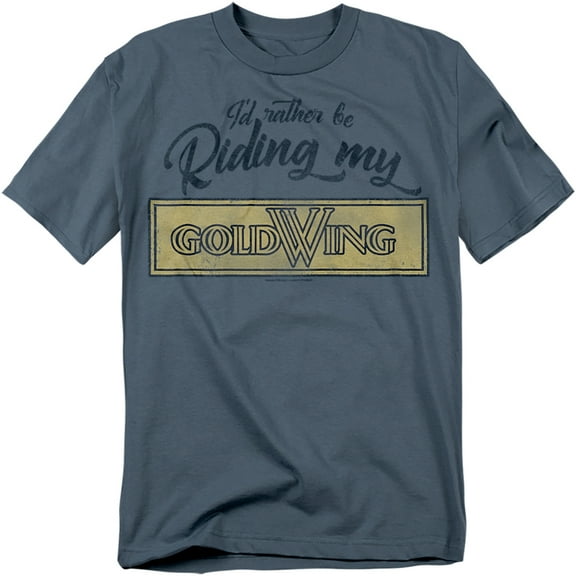 Honda T-Shirt Rather Be Riding My Gold Wing Unisex Graphic Tee For Men & Women