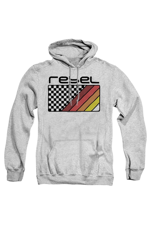 Honda Rebel Checkers And Stripes Unisex Adult Pull-Over Hoodie, Rebel Checkers And Stripes, Large