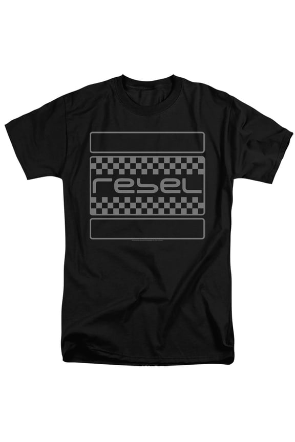 Honda Rebel Checkers Grey Unisex Adult Tall T Shirt, Rebel Checkers Grey, 3X-Large