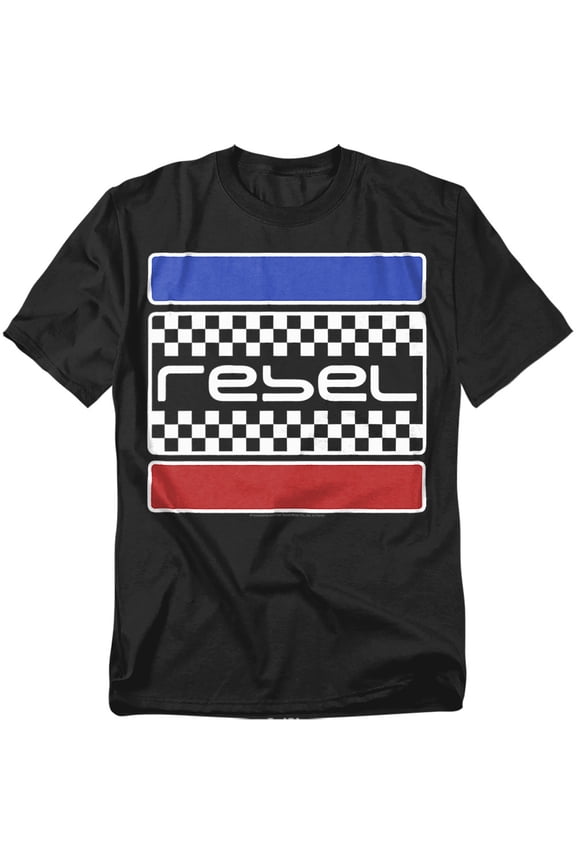 T-Shirt Rebel Checkers Unisex Graphic Tee For Men & Women