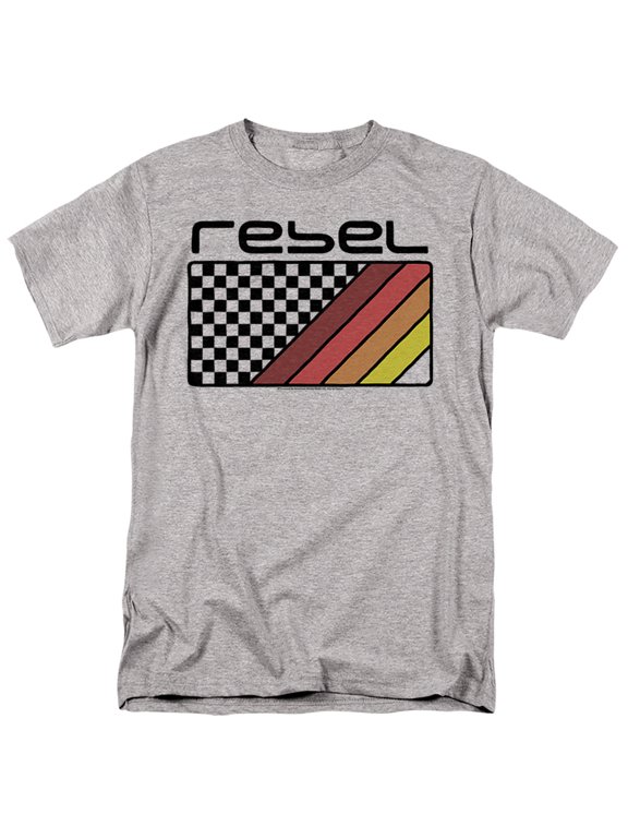 Honda Rebel Checkers and Stripes Unisex Adult T-Shirt