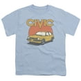 thumbnail image 1 of Honda Retro Civic S/S Youth 18/1 T-Shirt Light Blue, 1 of 1