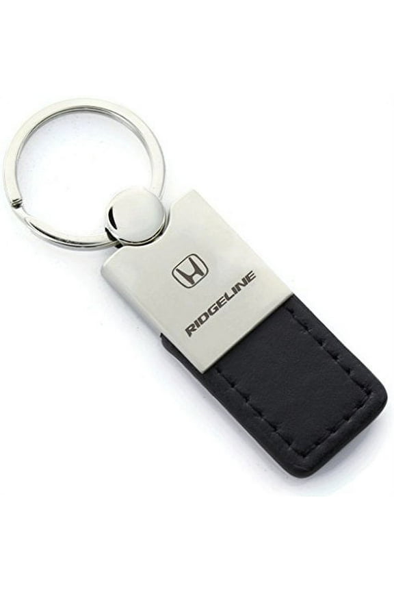Honda Ridgeline Keychain & Keyring - Duo Premium Black Leather