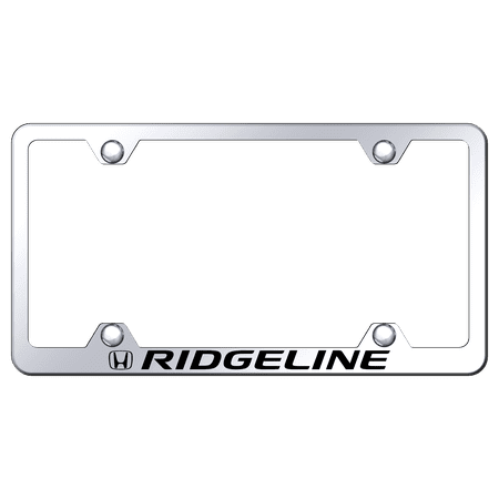 Honda Ridgeline Stainless Steel Wide Body License Plate Frame (Chrome)