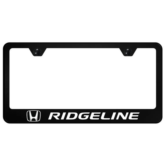 Honda Ridgeline UV Print Polycarbonate License Plate Frame (Black)