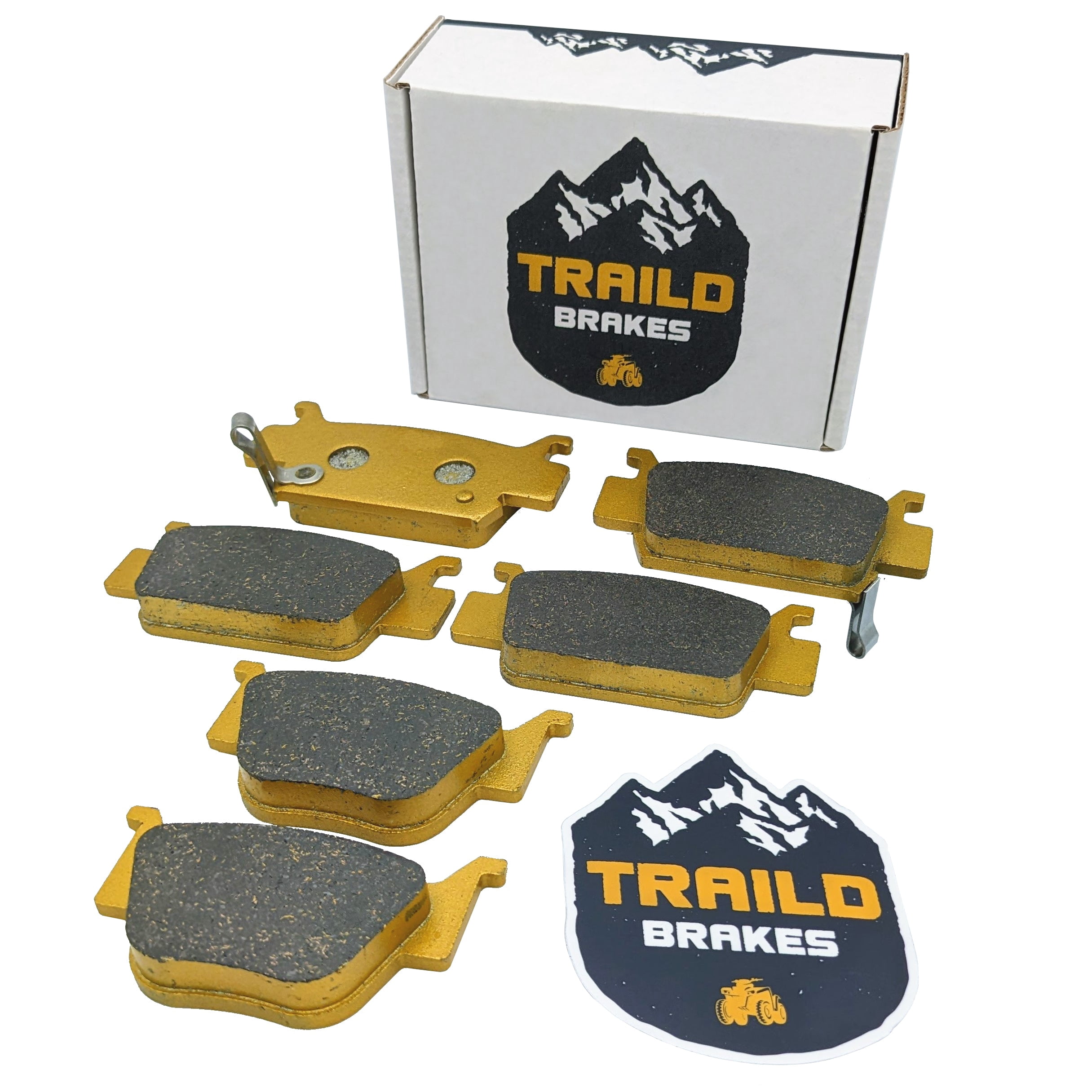 Honda Rincon TRX680/Rubicon 700 2008-2026 Ceramic Brake Pad Set ...