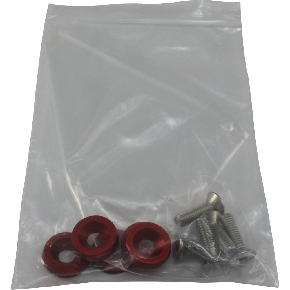 Honda Ruckus 10 Piece 6mm Bolt and Washer Dress Up Kit Red