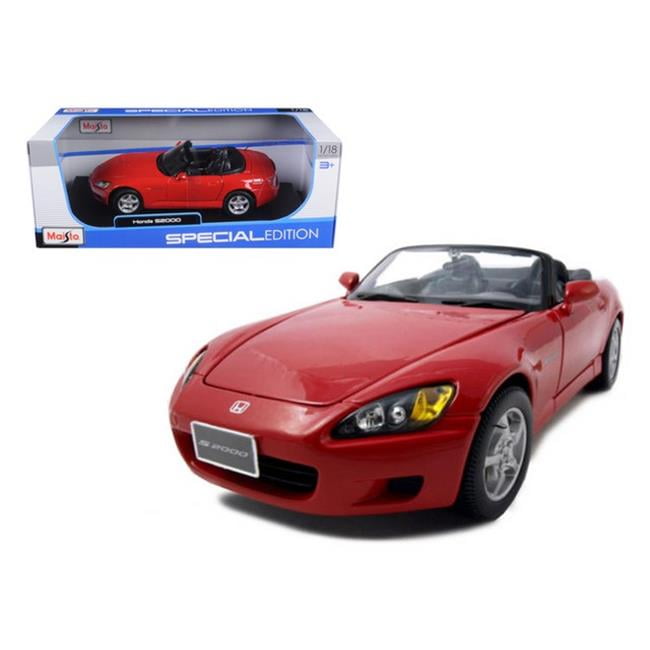 マイスト ホンダS2000 1:18 Scale Honda S2000 Red Diecast Model Car with Steerable