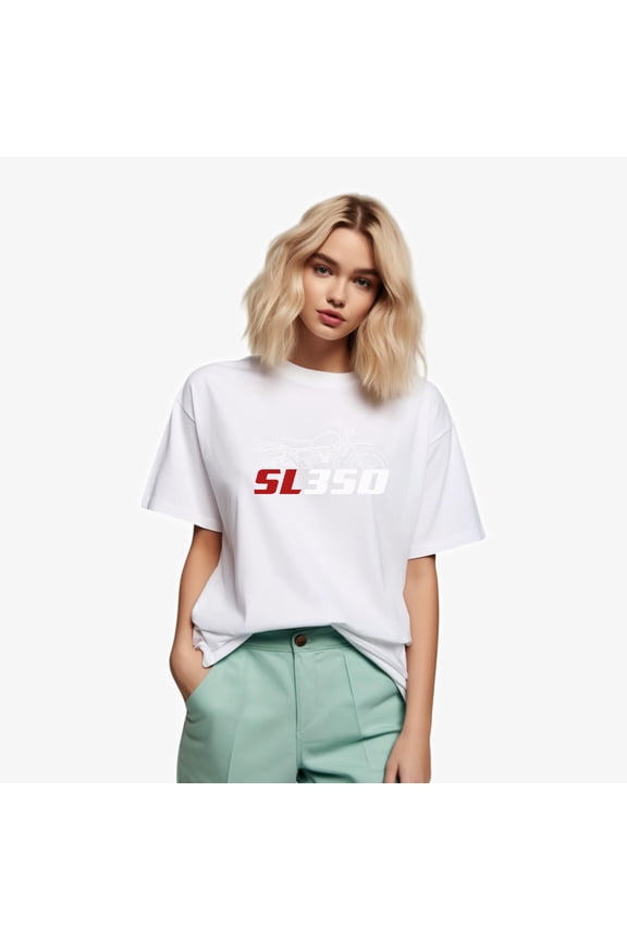 Honda SL350 1969-1973 Motorcycle Vintage Rider T-Shirt, for men & women, up to size 5XL