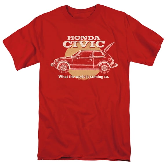 Honda T-Shirt Civic Coming World Unisex Graphic Tee For Men & Women