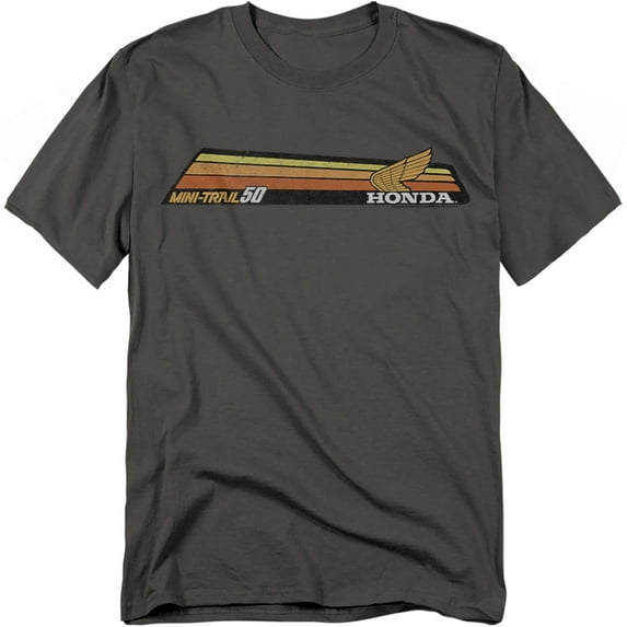 Honda T-Shirt Minitrail 50 Stripe Unisex Graphic Tee For Men & Women