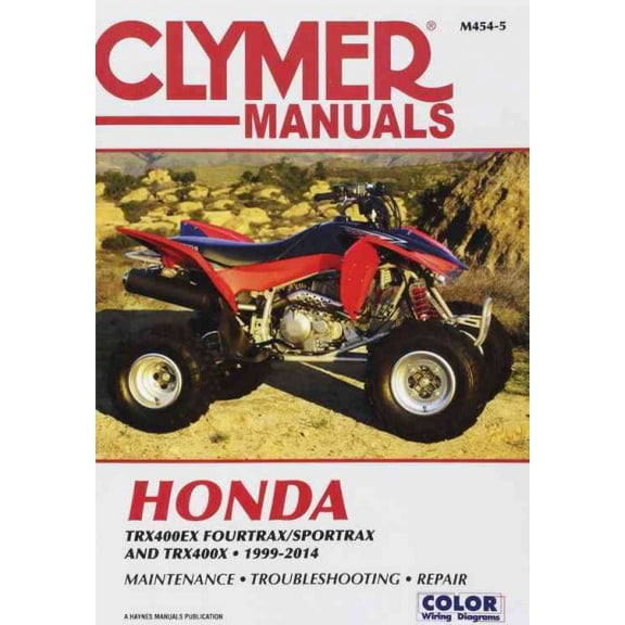 Pre-Owned Honda TRX400EX FourTrax/SportTrax & TRX400X (1999-2014) Service Repair Manual ^