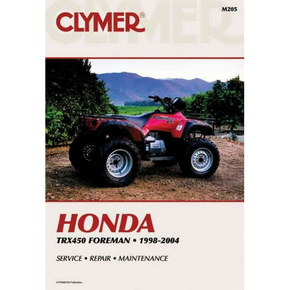 Pre-Owned Honda TRX450 Foreman 1998-2004 (ATV, vendor ID m205), 9780892878963, 0892878967, Paperback,