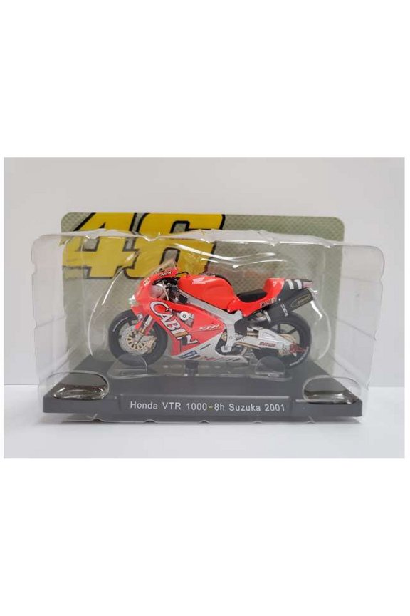 Honda VTR 1000 Diecast Model 1:18 scale Red Ex Mag