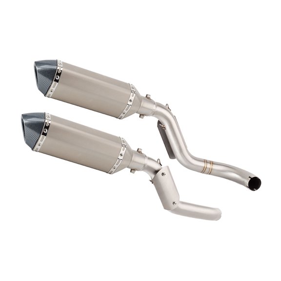 For Honda VTR 1000 F Firestorm 1997 to 2006 VTR 1000 F Superhawk 97-06 VTR1000F Firestorm / Superhawk Escape Motorcycle Exhaust Muffler With High Level Middle Link Pipe Slip-on