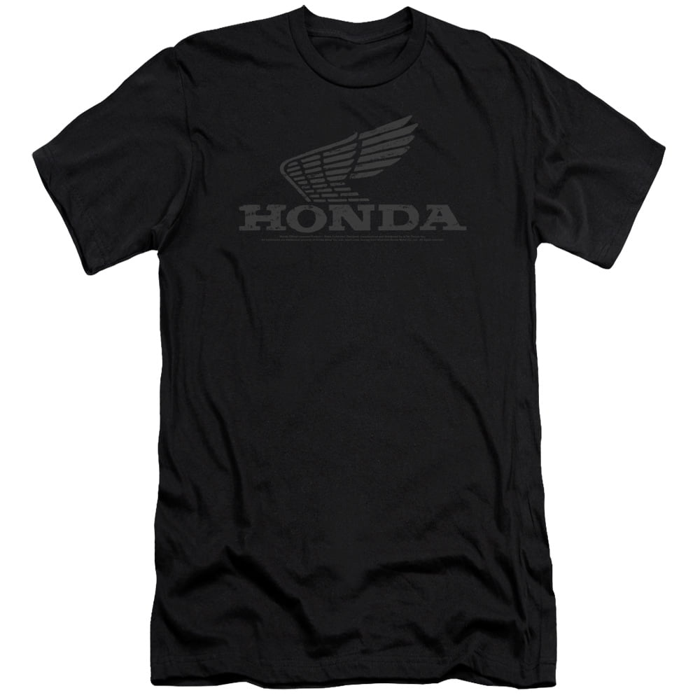 Honda Vintage Wing HBO S/S Adult 30/1 T-Shirt Black