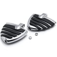 thumbnail image 1 of Honda Wing Ace Spirit Magna Shadow Phantom Motorcycle Wing Foot Pegs Footrests, Chrome, 1 of 1