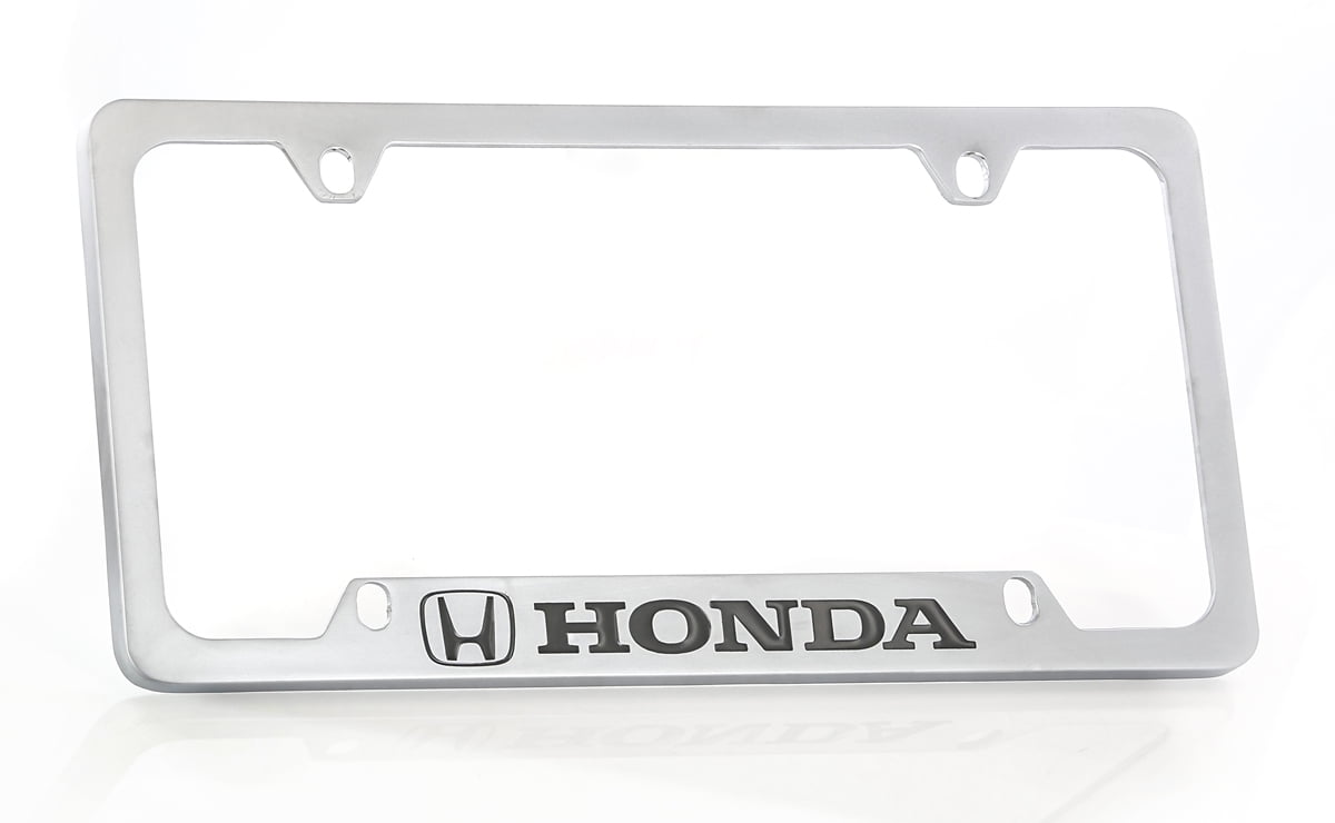 Honda Workmark Satin Silver Finish Plated Zinc Bottom Engraved