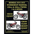 thumbnail image 1 of Honda Workshop Manual 1974-1977 Twin Cylinder 5 &amp; 6 Speed Cb250, Cj250t, Cb360, Cl360, Cb360t &amp; Cj360t, (Paperback), 1 of 1