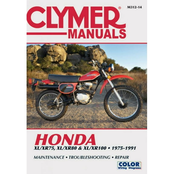 Honda XL/XR75, XL/XR80 & XL/XR100 Series Motorcycle (1975-1991) Service Repair Manual ^