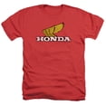 thumbnail image 1 of Honda - Yellow Wing Logo - Heather Short Sleeve Shirt - Large, 1 of 2
