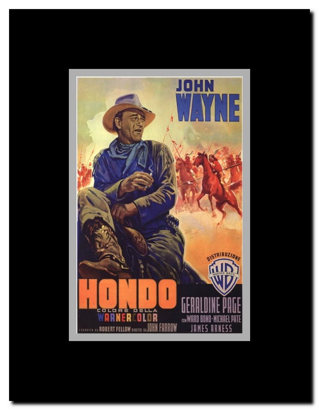 Hondo Framed Movie Poster