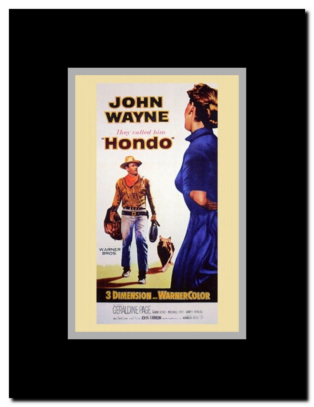 Hondo Framed Movie Poster