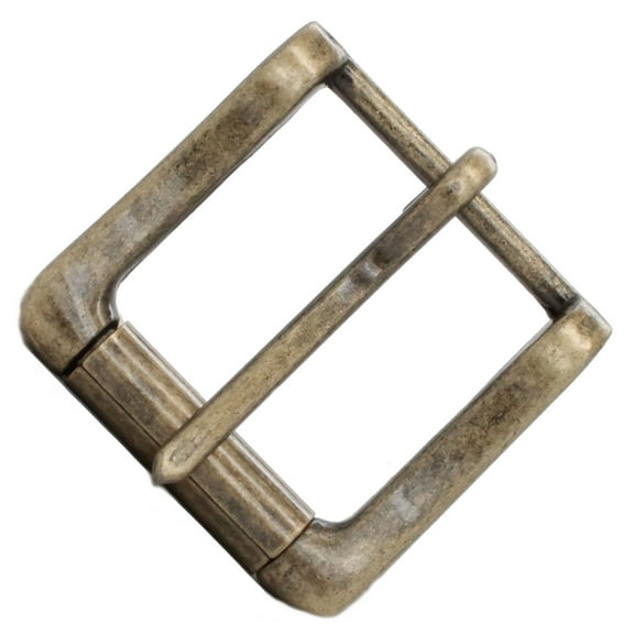 Hondo Roller Buckle 1-1/2" Antique Brass Plate 1158-09