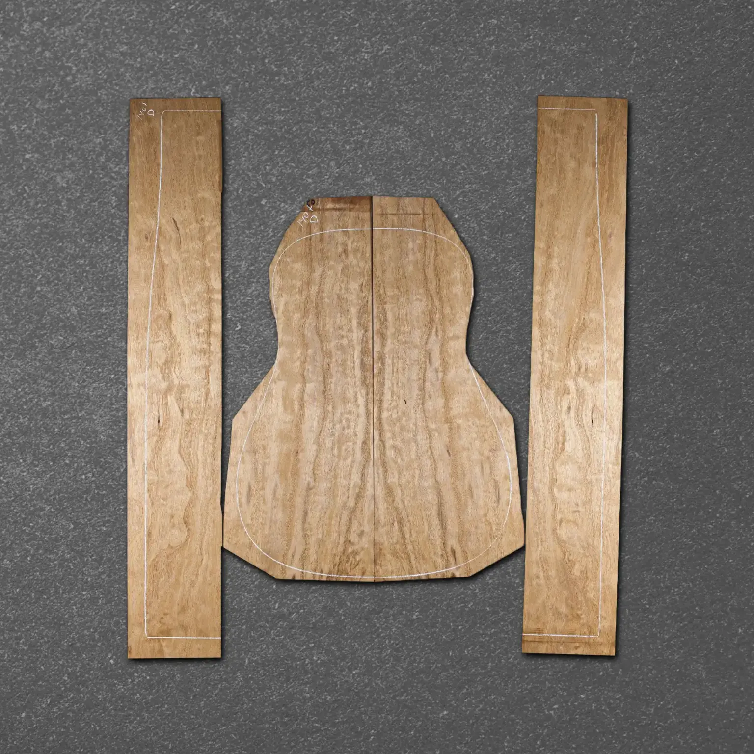 Honduran Mahogany Acoustic Guitar Back and Sides Dreadnought (DT) Set – HMDT000485-4.4