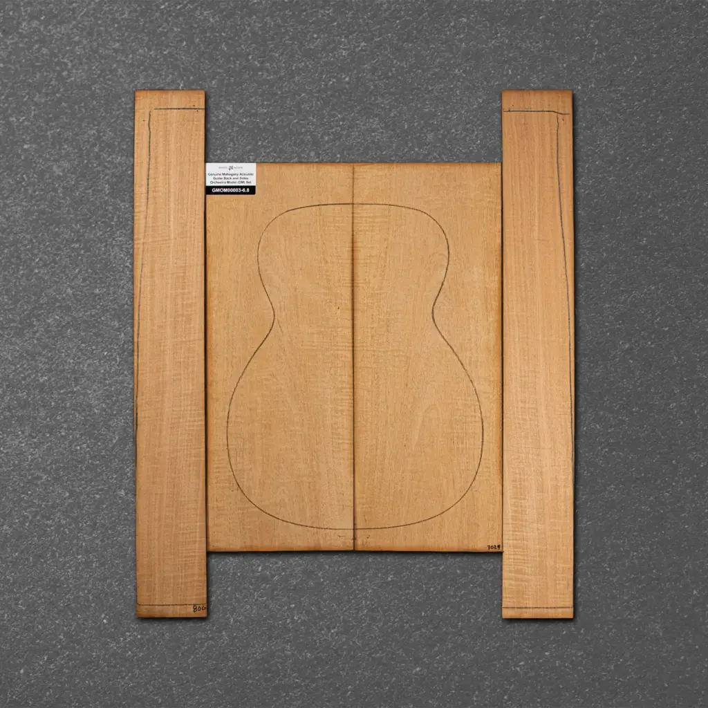 Honduran Mahogany Acoustic Guitar Back and Sides Orchestra Model (OM) Set – HMOM000003-6.8