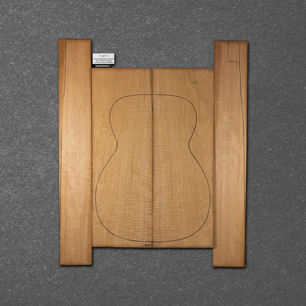 Honduran Mahogany Acoustic Guitar Back and Sides Orchestra Model (OM) Set – HMOM000059-2.2